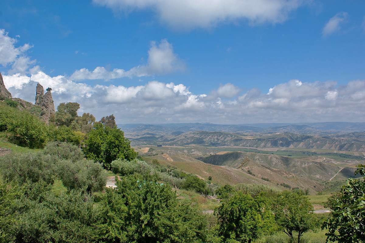 Erosionsebene in der Nähe von Craco