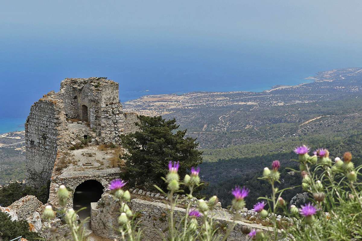 Ruine der mittelalterlichen Burg Kantara