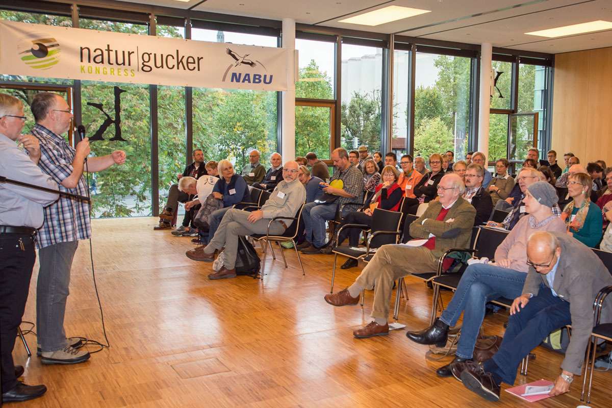 Hartmut Mai und Stefan Munzinger im großen Vortragsraum in Kassel, (c) Gaby Schulemann-Maier