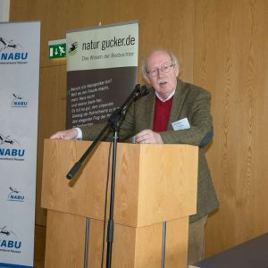 Prof. Dr. Peter Finke hielt den Leitvortrag des NABU|naturgucker-Kongresses 2017, (c) Gaby Schulemann-Maier