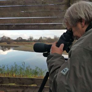 Testgucken mit einem Spektiv von SWAROVSKI OPTIK, (c) Stefan Munzinger