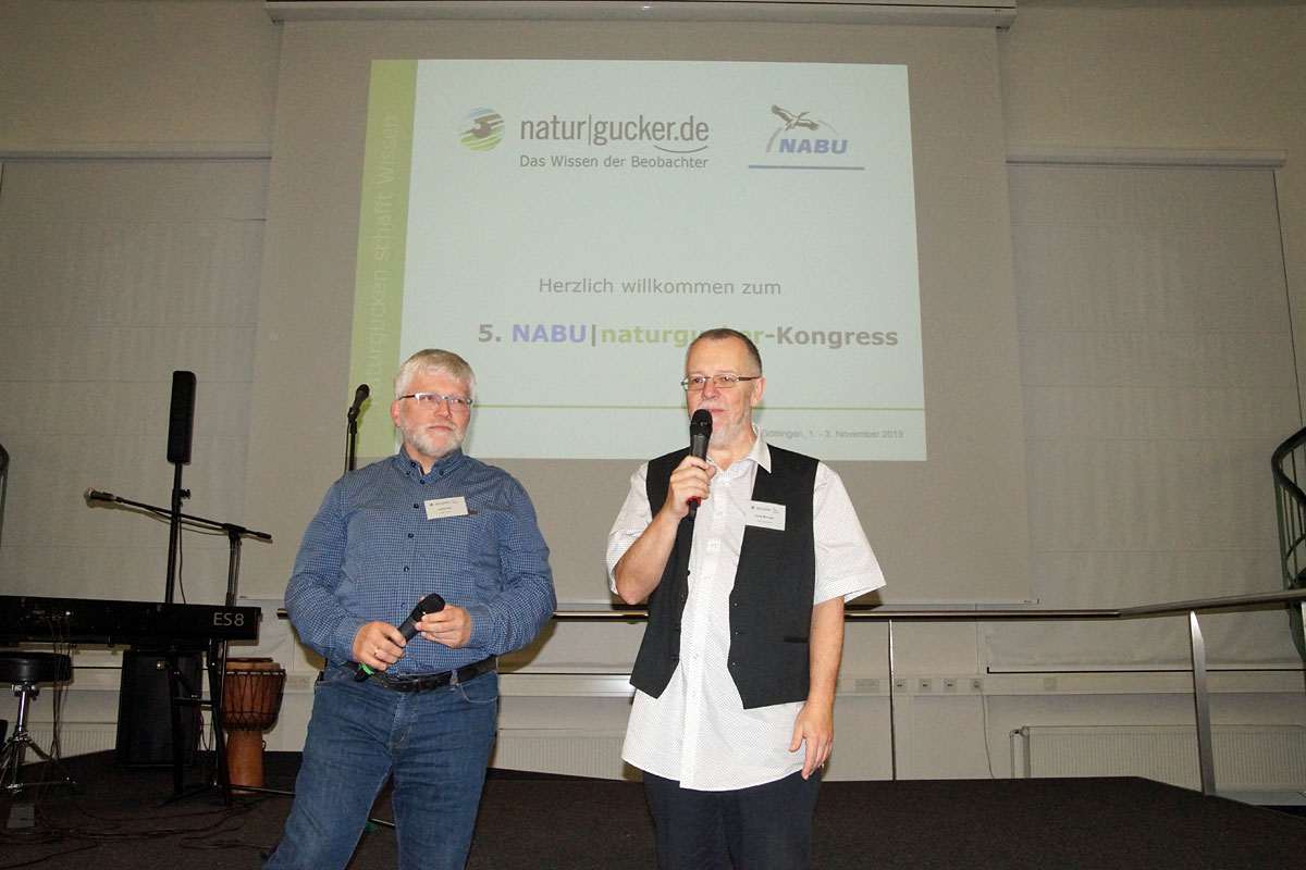 Hartmut Mai (li.) und Stefan Munzinger bei der Eröffnung der Veranstaltung, (c) Gaby Schulemann-Maier