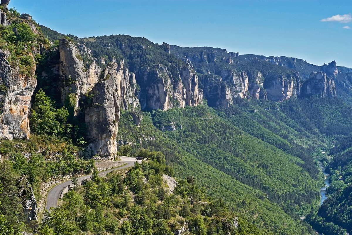 Gorges du Tarn, die beeindruckende Schlucht des Flusses Tarn, (c) Stefan Munzinger/NABU-naturgucker.de