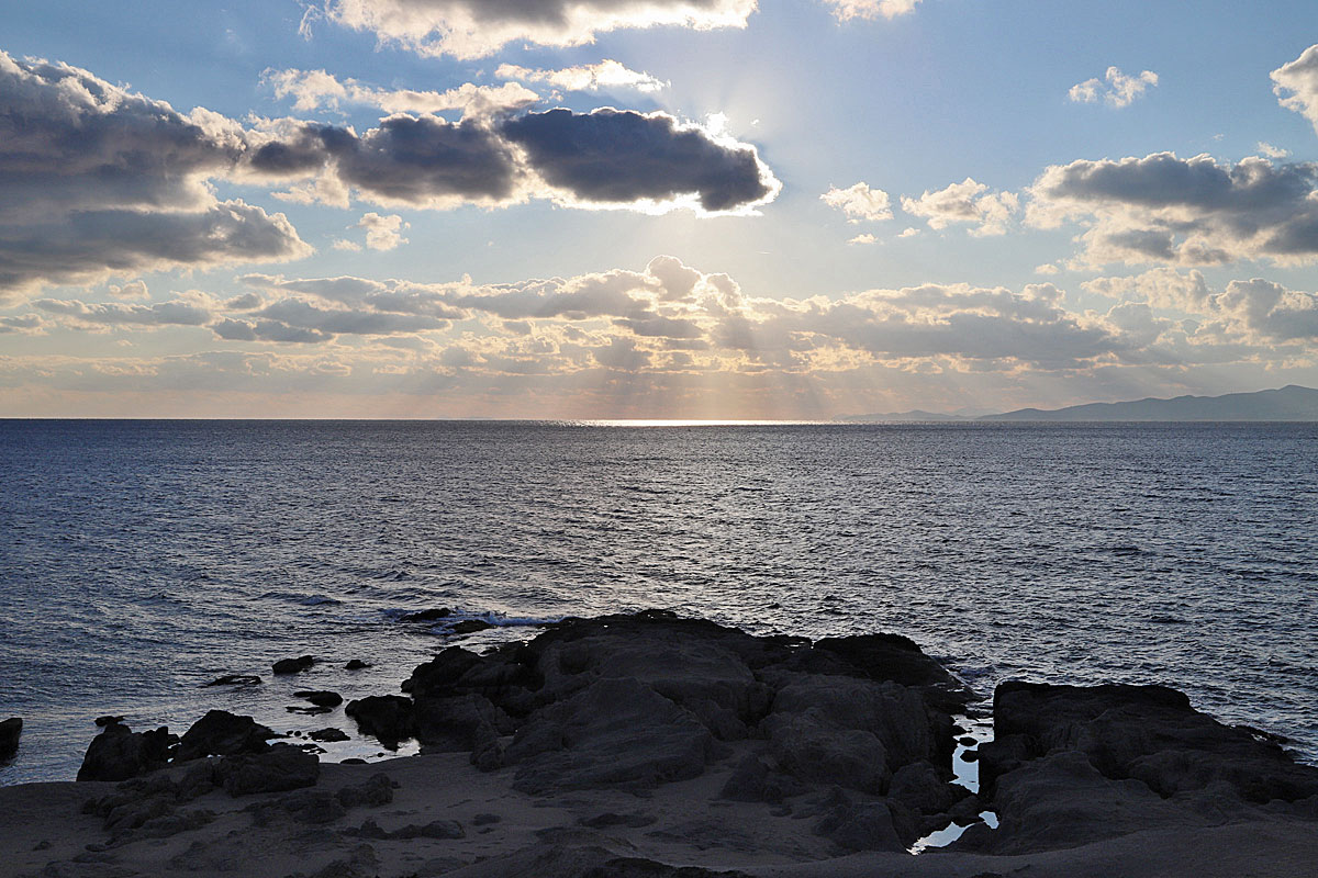 Naxos – Wolken und Meer, (c) Dr. Dirk Jödicke