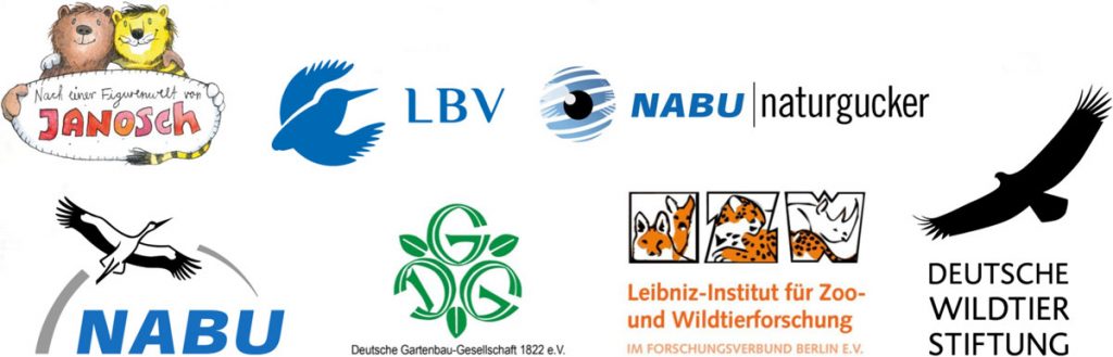 Partnerlogos der Aktion ‚Deutschland sucht Igel & Maulwurf‘