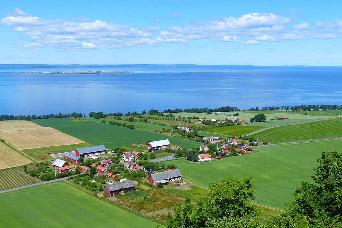 Blick auf den Vättern-See, (c) Rainer Mönke/NABU-naturgucker.de