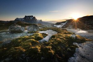 Gletscherschliff Verdenssvæt, Blick zum Stortinden (847 m), Nordland/Norwegen, (c) Marco Klüber