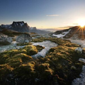 Gletscherschliff Verdenssvæt, Blick zum Stortinden (847 m), Nordland/Norwegen, (c) Marco Klüber