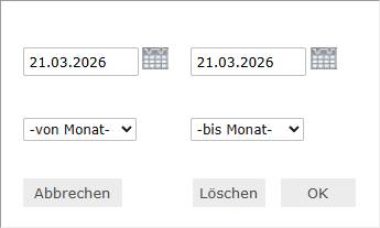 Einstellen eines Tages