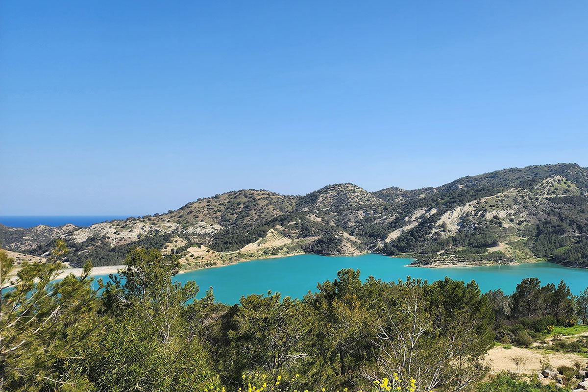 Blick auf den Geçitköy-Stausee, (c) Marina Çetinaslan Blick auf den Geçitköy-Stausee, (c) Marina Çetinaslan